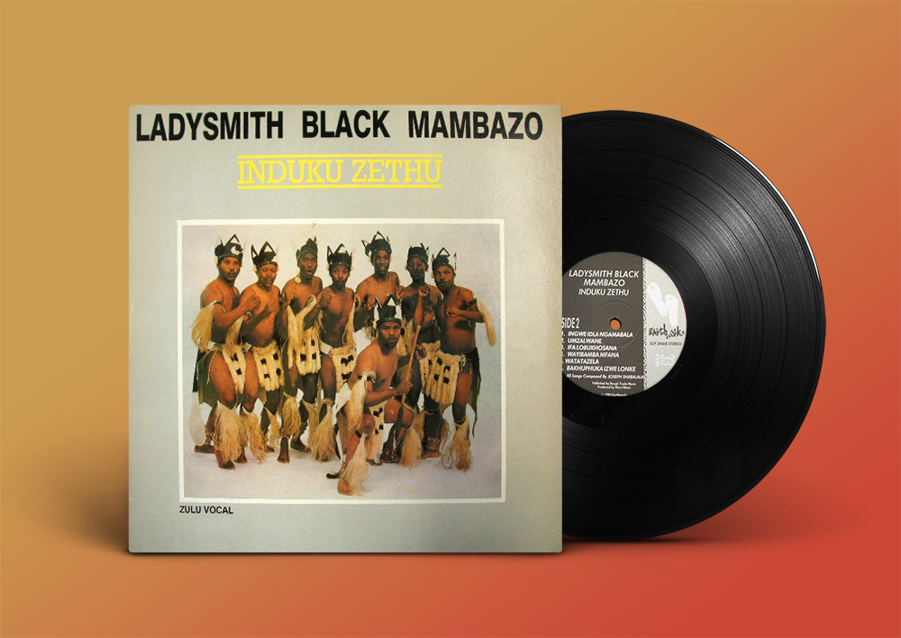 Lady Smith - Black Mambazo - Earthworks Records Logo and Label design Babatunde Banjoko