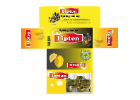Packaging Lipton thé