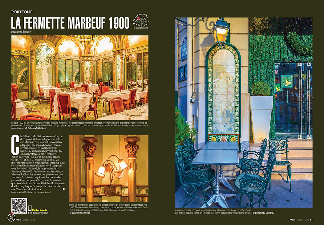 Pages 40-41: La Fermette Marbeuf 1900, nov 2017