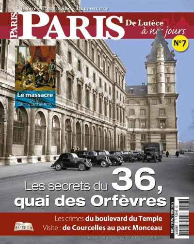Couverture : N° 7 Paris de Lutèce à nos jours, déc 2014